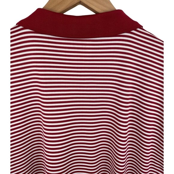 U.S. Air Force Mens Size 2XL Red/White Striped Short Sleeve Polo Shirt Arc Brand - Picture 5 of 7
